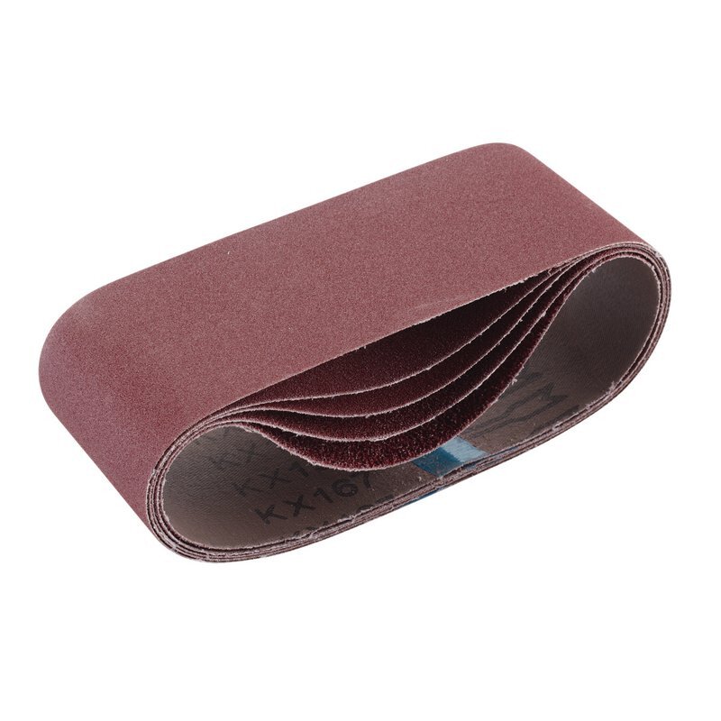 Draper 09237 SB75457 Cloth Sanding Belt, 75 X 457mm, Assorted Grit (Pack Of 5)