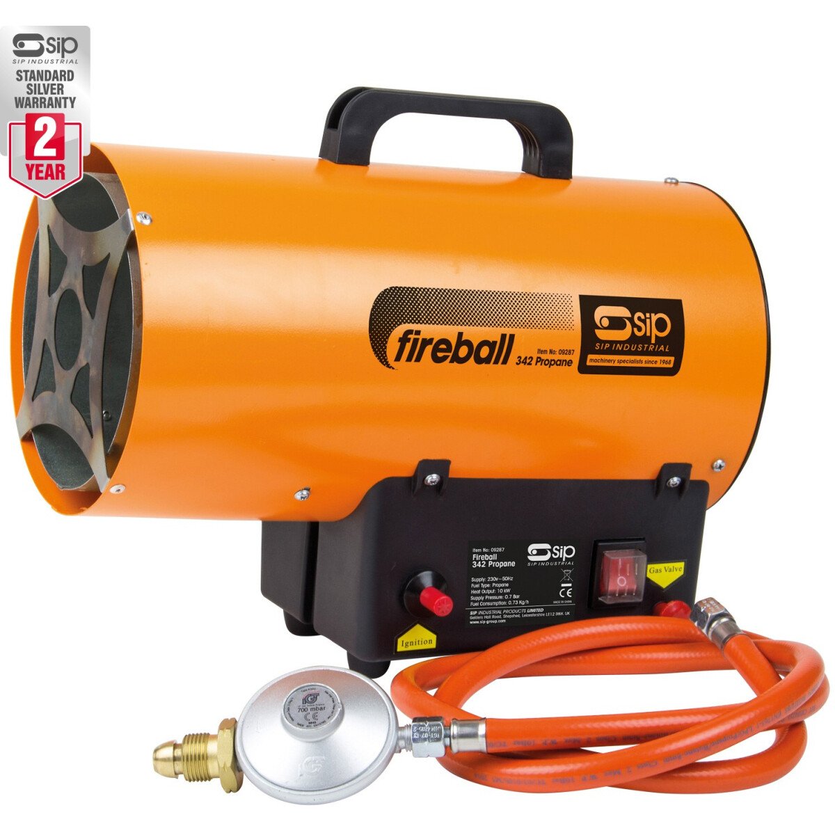 SIP 09287 FIREBALL 342 Propane Space Heater