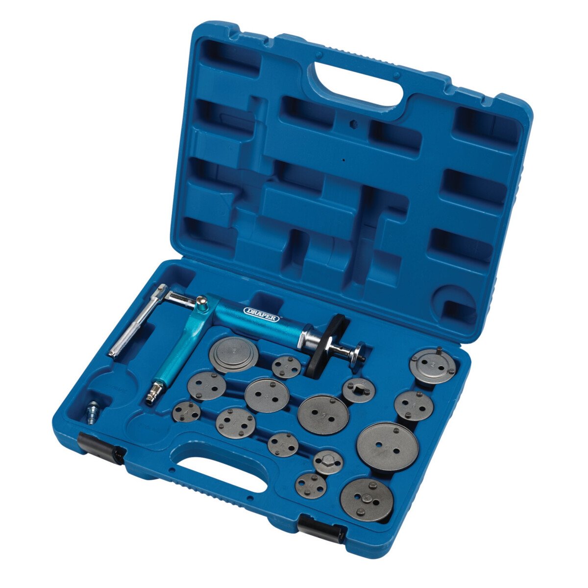 Draper 09443 PWBK-16 Pneumatic Brake Caliper Wind Back Tool Kit (16 Piece)