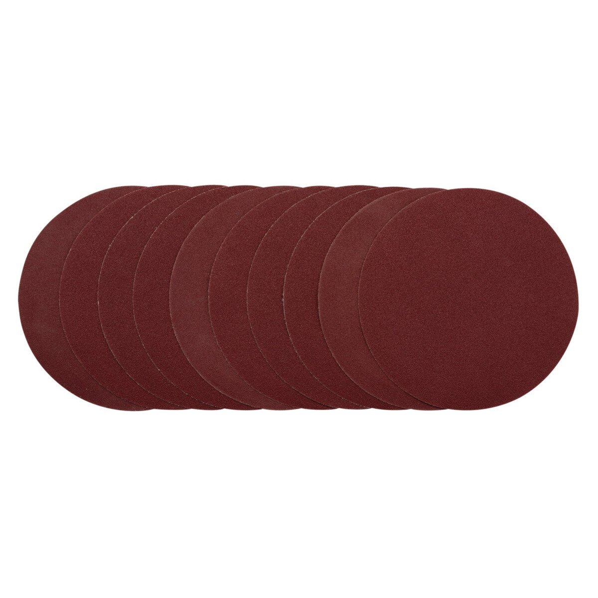 Draper 10232 SDHAL200 Sanding Discs, 200mm, 80 Grit (Pack Of 10)