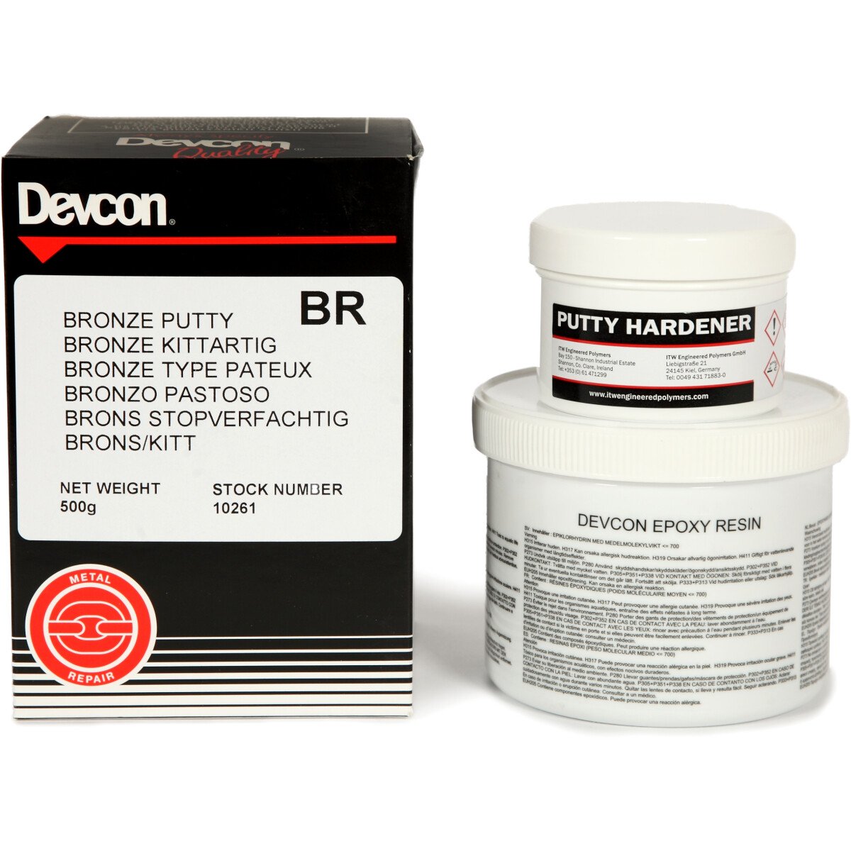 Devcon 10261 Bronze Putty (BR) 500g (1x500g)