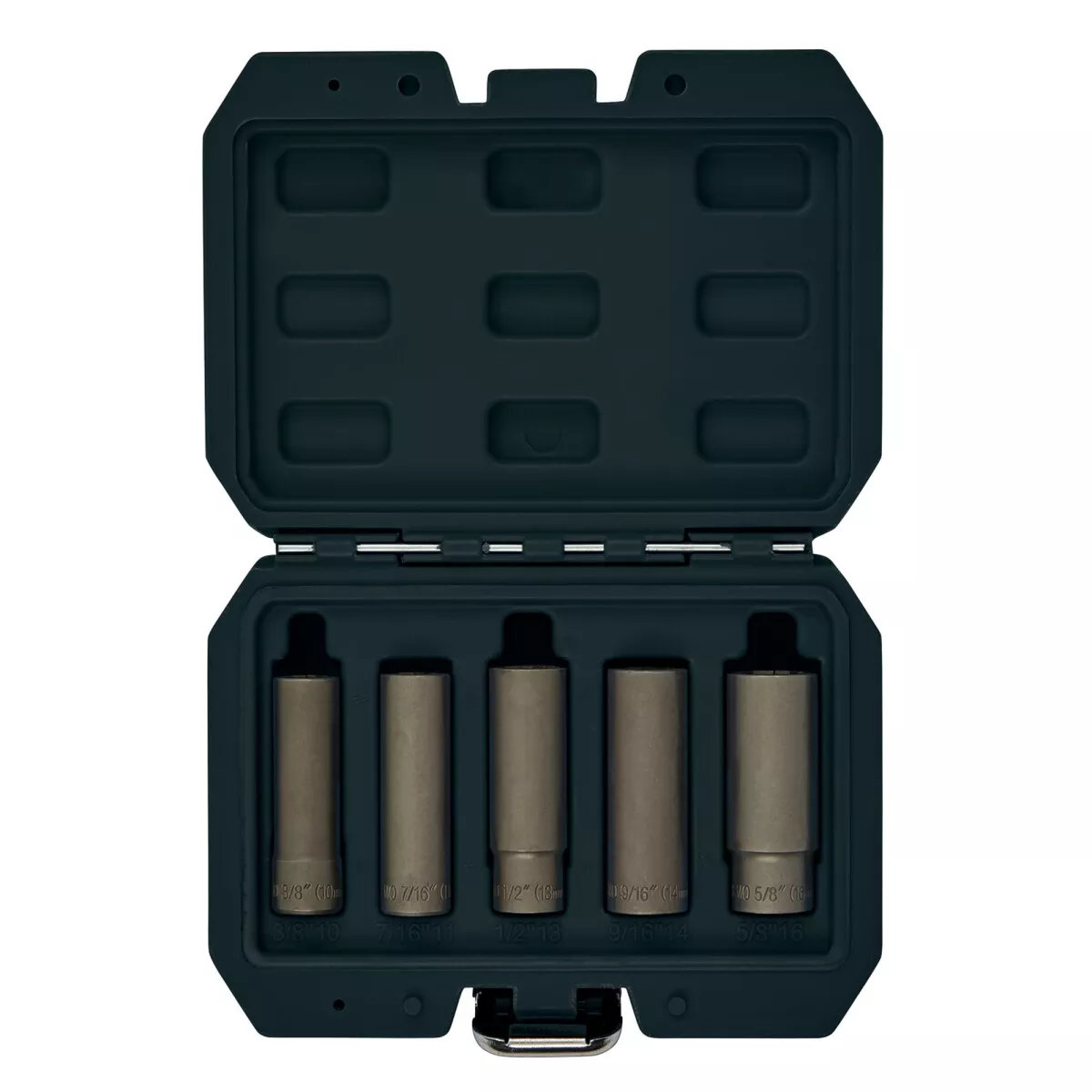 Draper 12423 LWN/DS5 Wheel Nut Double Socket Set, 3/8" Sq. Dr. (5 Piece)