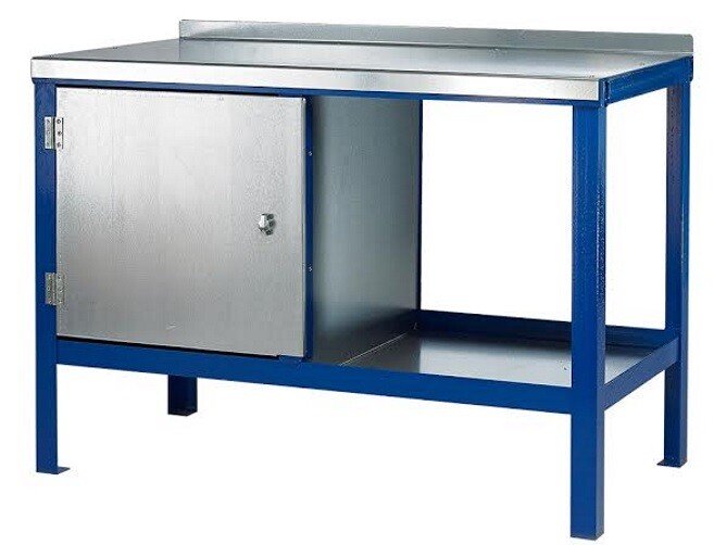 J.A.S. Engineering 1575SC Steel Top Static Workbench