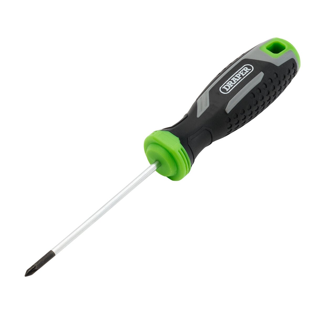 Draper 13369 200/PZ Pozi Soft Grip Screwdriver, Pz0 X 75mm