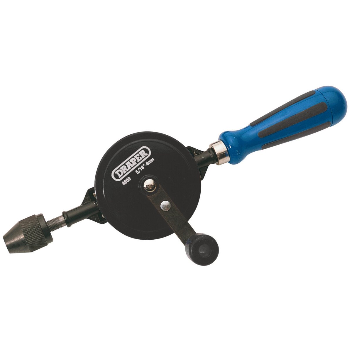 Draper 13838 4900 8mm 3/8" Chuck Double Pinion Hand Drill