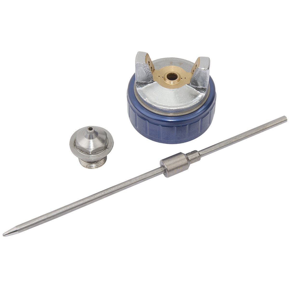 Draper 13844 AGSG5-600 1.7 Spare 1.7mm Nozzle, Needle and Cap Set for Spray Guns 09706 and 09707