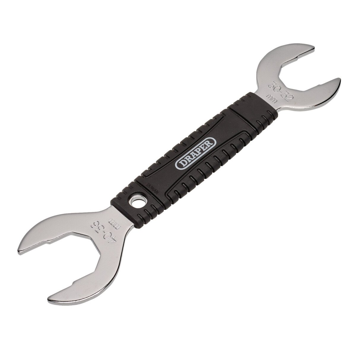 Draper 14167 BK-HW Dual Ended Bicycle Headset Wrench, 30/32/36/40mm