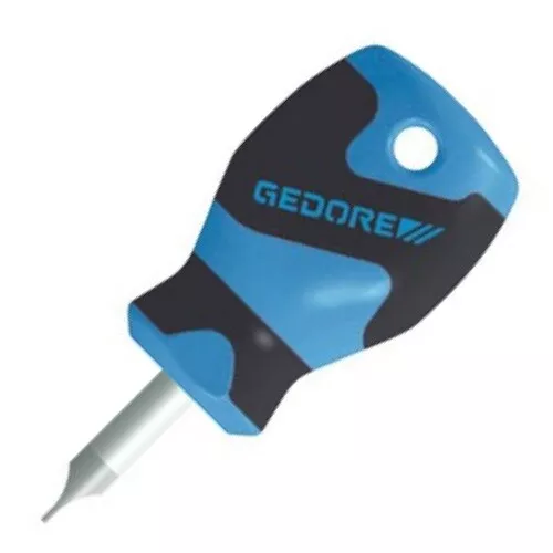 Gedore 1531174 Stubby Screwdriver 4mm for Slotted Head Screws 2153 4