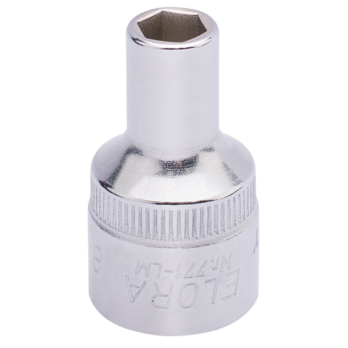 Elora 771-LM 8mm 1/2" Square Drive Hexagon Socket 15297