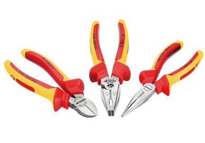 Gedore 1550594 VDE Pliers Set with Insulated Sleeves VDE S 8003 H