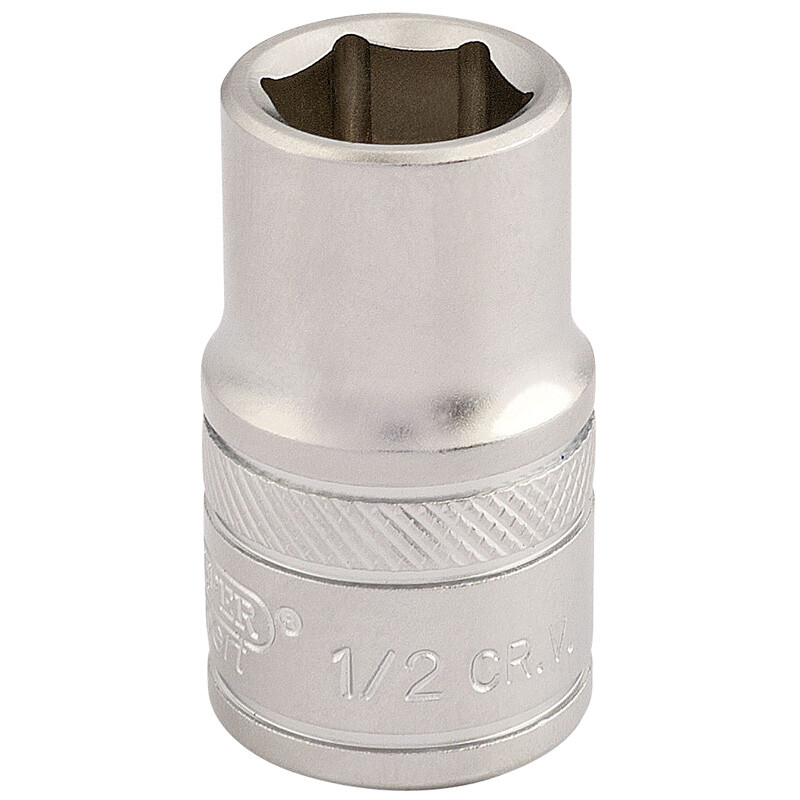 DRAPER Steckschlüsseleinsatz 1/5,1 Cm Vierkant – 6-kant, 2,5 Cm, Blau, Für Präzises Arbeiten
