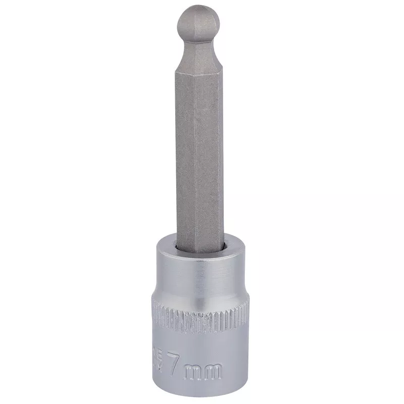 Draper 16290 D-HEX-BALL/B 3/8" Sq. Dr. Ball End Hexagonal Socket Bits (7mm)