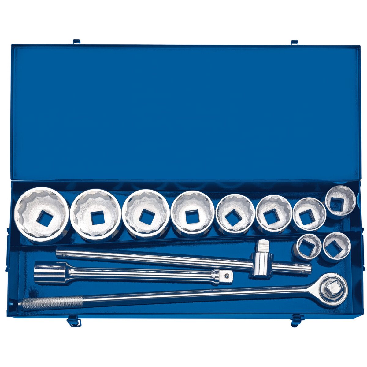 Draper 16441 T13MM/B 1" Sq. Dr. Metric Socket Set in Metal Case (13 Piece)