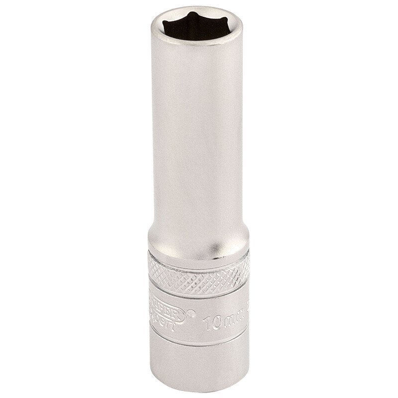 Draper 16579 DT-MM/MS 3/8" Square Drive 6 Point Metric Deep Socket (10mm)