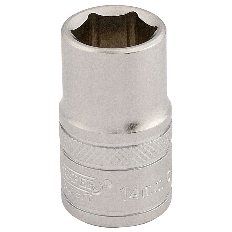 Draper 16604 H-MM/MS 1/2" Square Drive 6 Point Metric Socket (14mm)