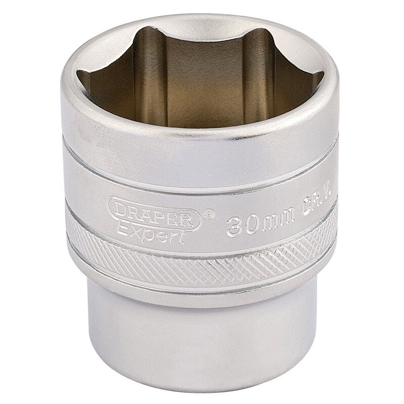 Draper 16620 H-MM/MS 1/2" Square Drive 6 Point Metric Socket (30mm)
