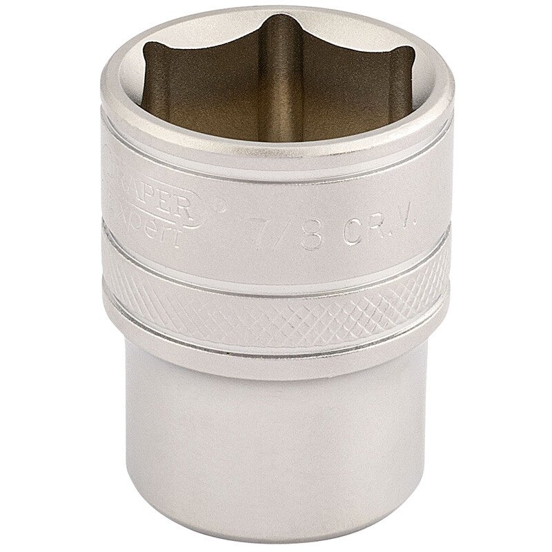 Draper 16632 H-AF/MS 1/2" Square Drive 6 Point Imperial Socket (7/8")
