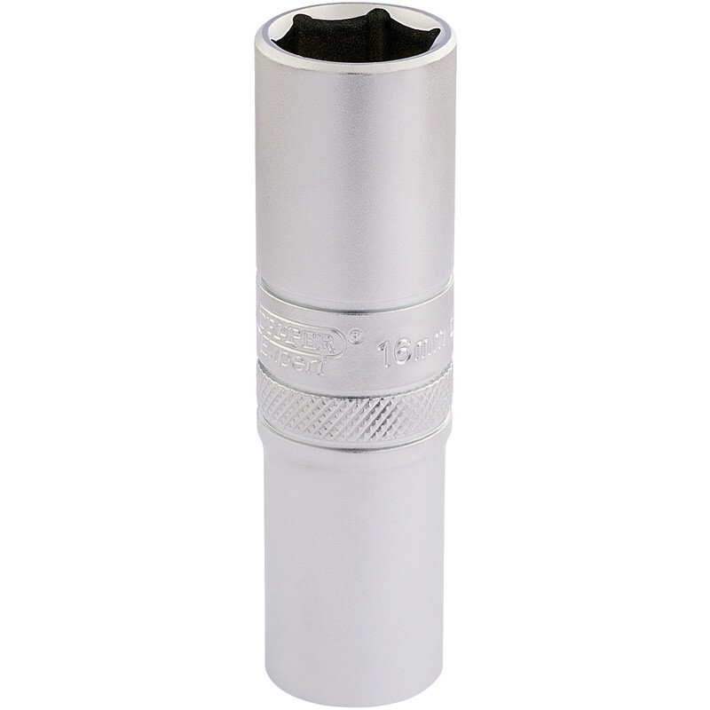 Draper 16648 HT-MM/MS 1/2" Square Drive 6 Point Metric Deep Socket (16mm)