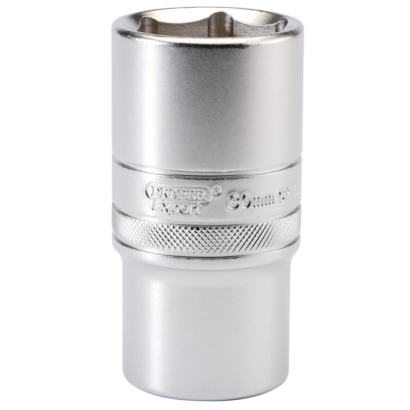 Draper 16659 HT-MM/MS 1/2" Square Drive 6 Point Metric Deep Socket (30mm)