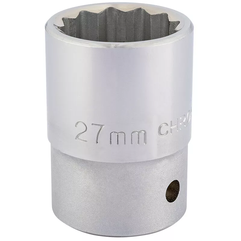 Draper 16696 T-MM/B 3/4" Square Drive 12 Point Socket (27mm)