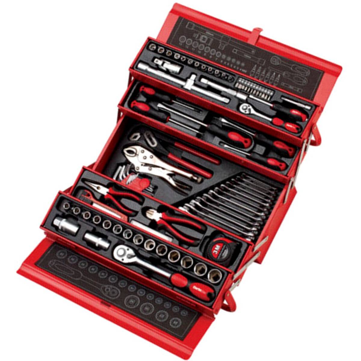 Clarke PRO394 90 Piece Tool Kit with Cantilever Toolbox 1700800 from Lawson  HIS