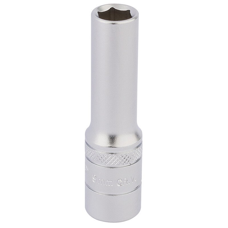 Draper 17543 DT-MM/MS 3/8" Square Drive Hi Torq® 6 Point Deep Socket (9mm)