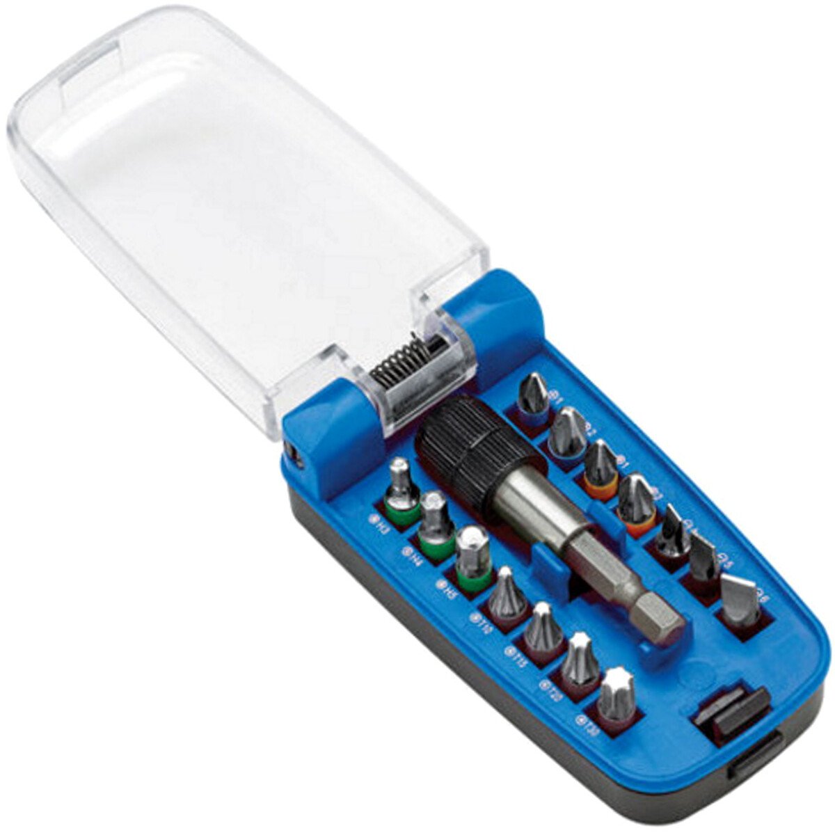 Clarke  1801919 CHT919 15 Piece Colour Coded Screwdriver Bit Set 