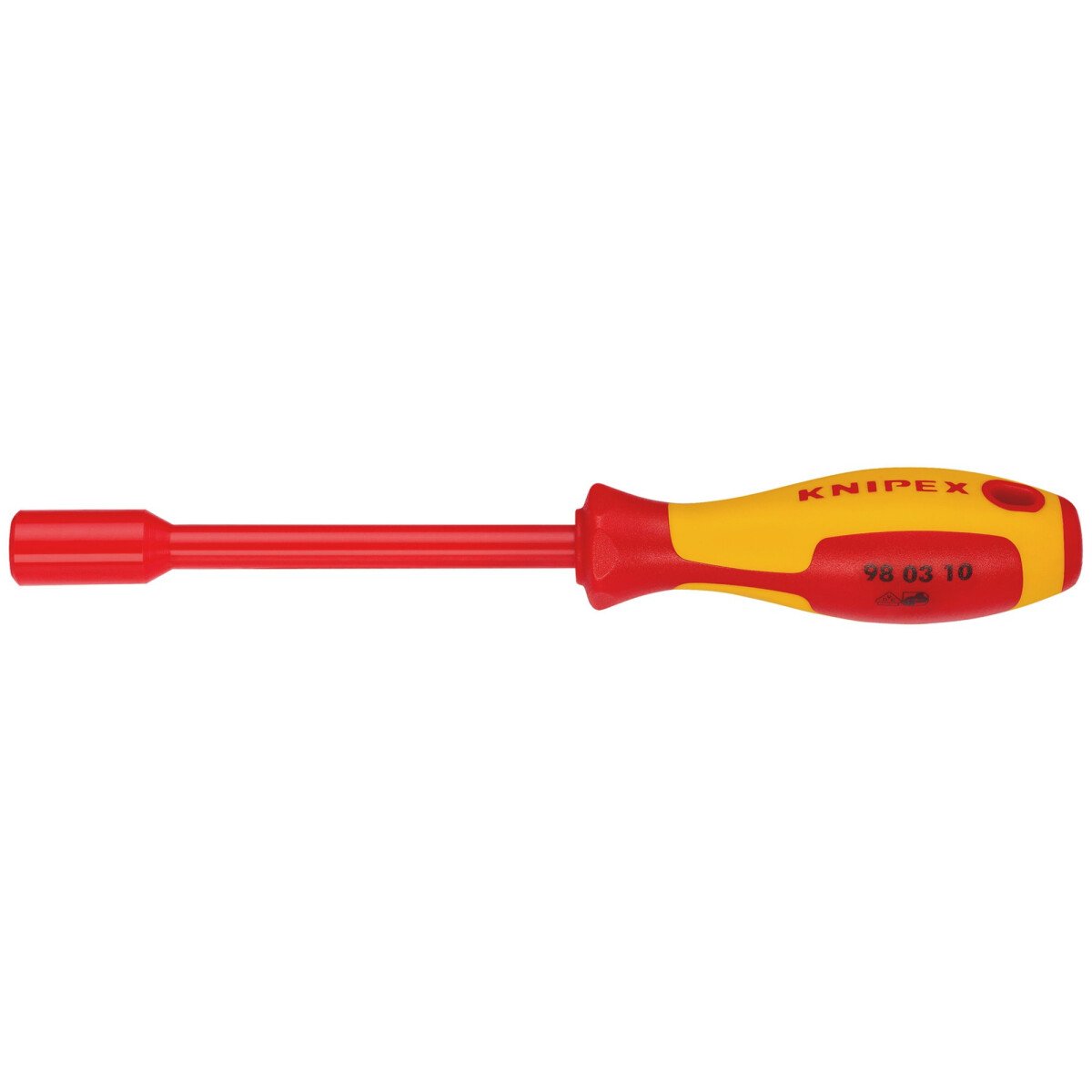 Knipex 98 03 10 98 03 10 Vde Insulated Nut Driver, 10.0 X 125mm 18740