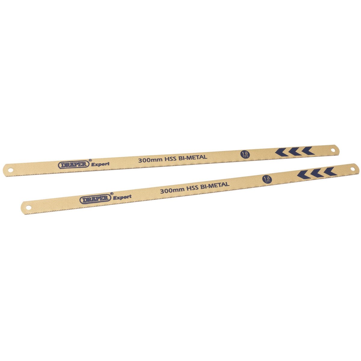 Draper 19344 736/2 Expert 2 x 300mm 18TPI Bi Metal Hacksaw Blades
