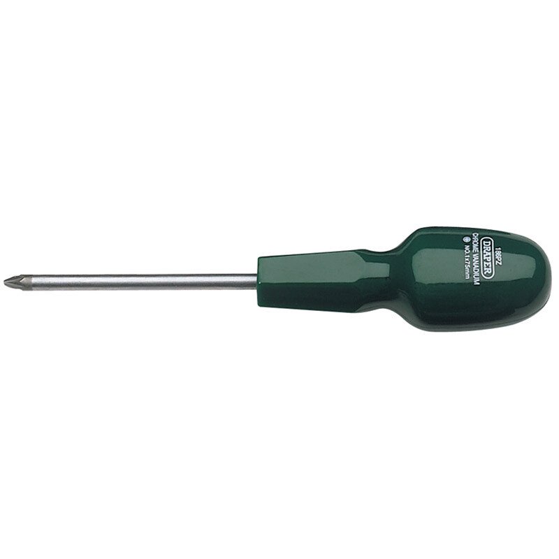 Draper 19507 186PZB Pz Type Cabinet Pattern Screwdriver, No.1 X 75mm (Sold Loose)