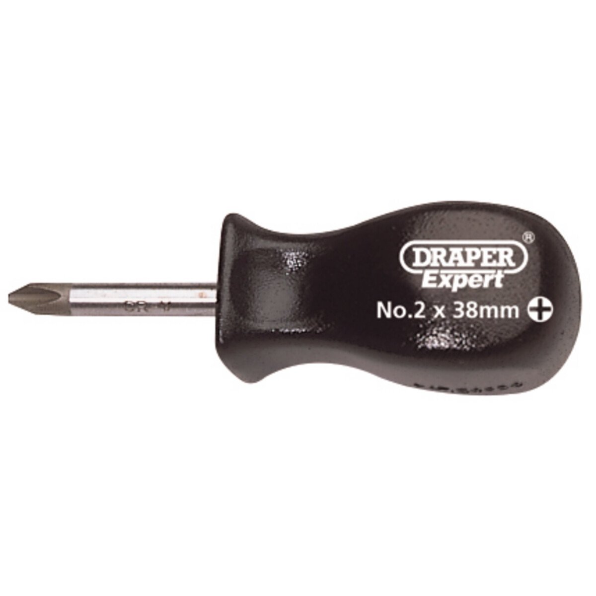 Draper 19541 939CS No.2 x 38mm Cross Slot Mechanics Stubby Screwdriver