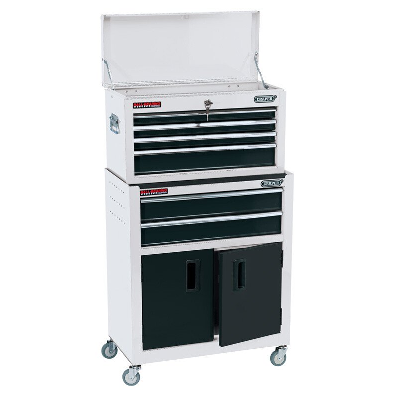 Draper 19576 RCTC6/W 24" Combined Roller Cabinet and Tool Chest (6 Drawer)
