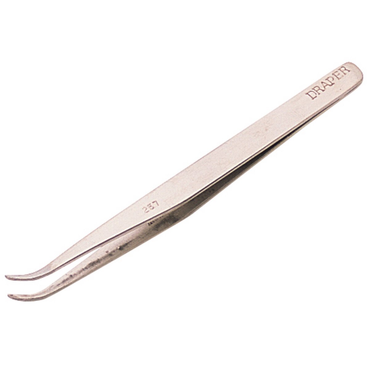 Draper 19672 T257 120mm Fine Point Curved Tweezers