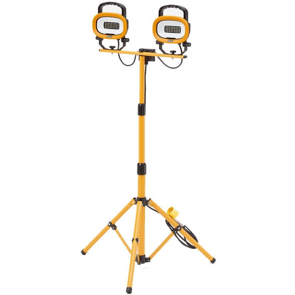 Clarke 4003640 SMD84T/110 2x21W LED Work Light & Tripod 110V