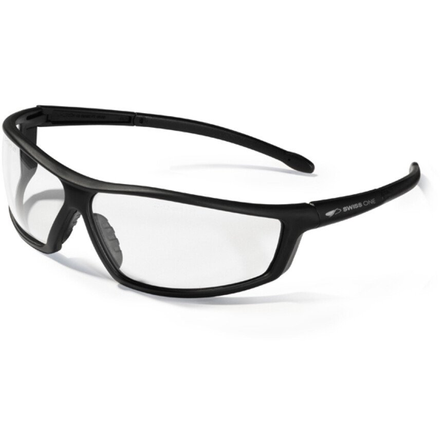 Swiss One 'GRAB' Safety Spectacle Black Frame