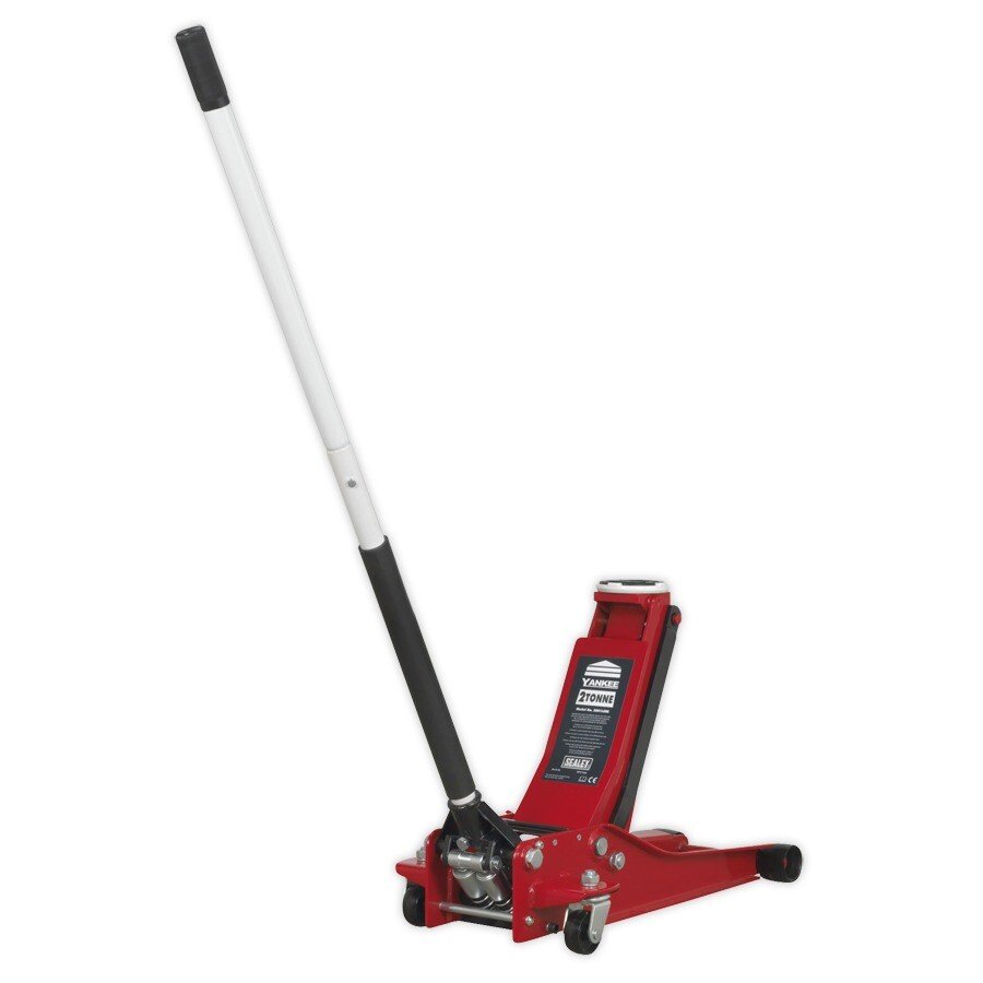 Sealey 2001LERE Trolley Jack 2tonne Low Entry Rocket Lift Red