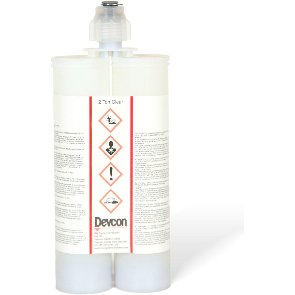 Devcon 20222 2 Ton Epoxy 200ml Cartridge (Pack of 10)