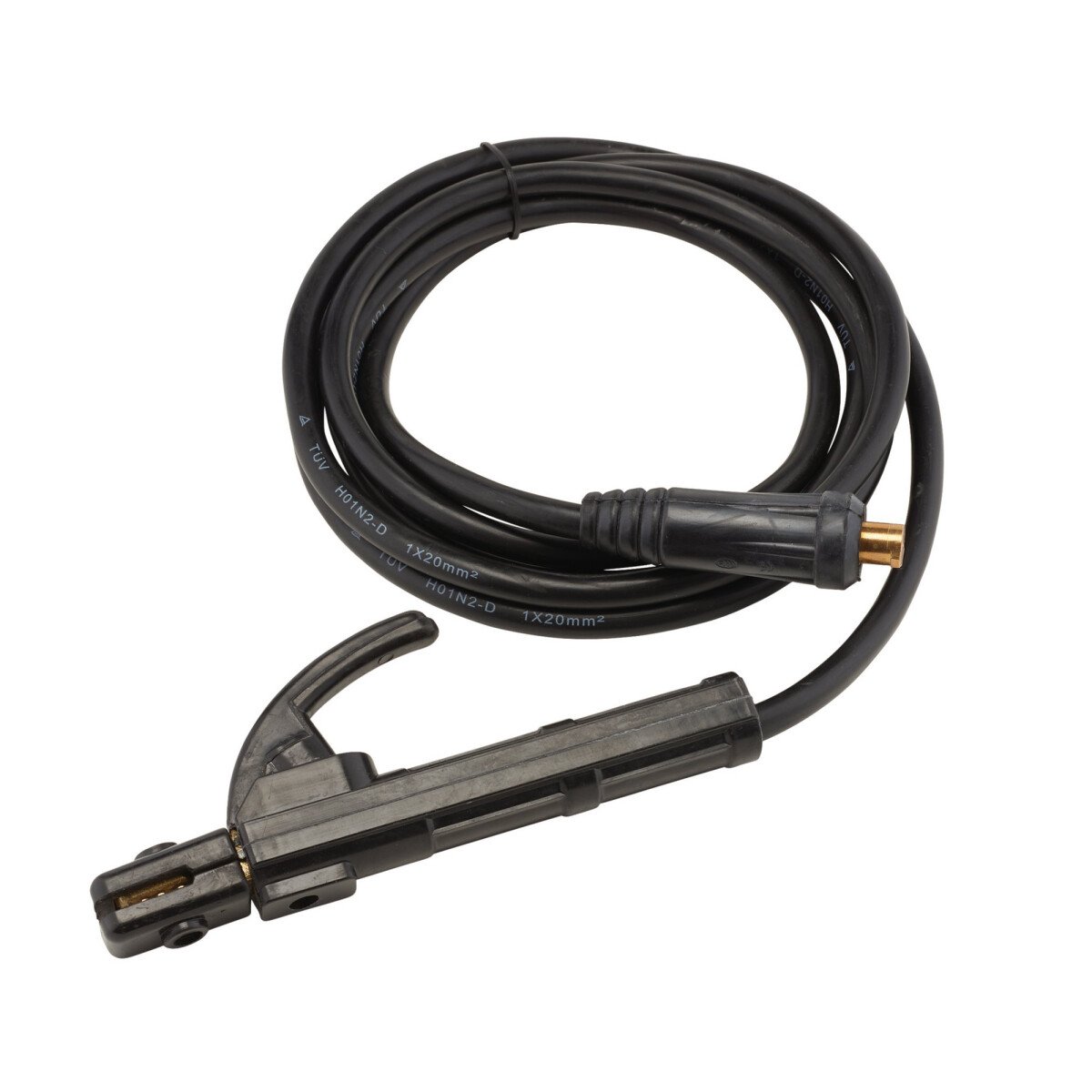 Draper 20925 AWEH200/20/3E Expert Mma Welding Electrode Holder With 30/50 Dinse Plug, 3m, 200 A