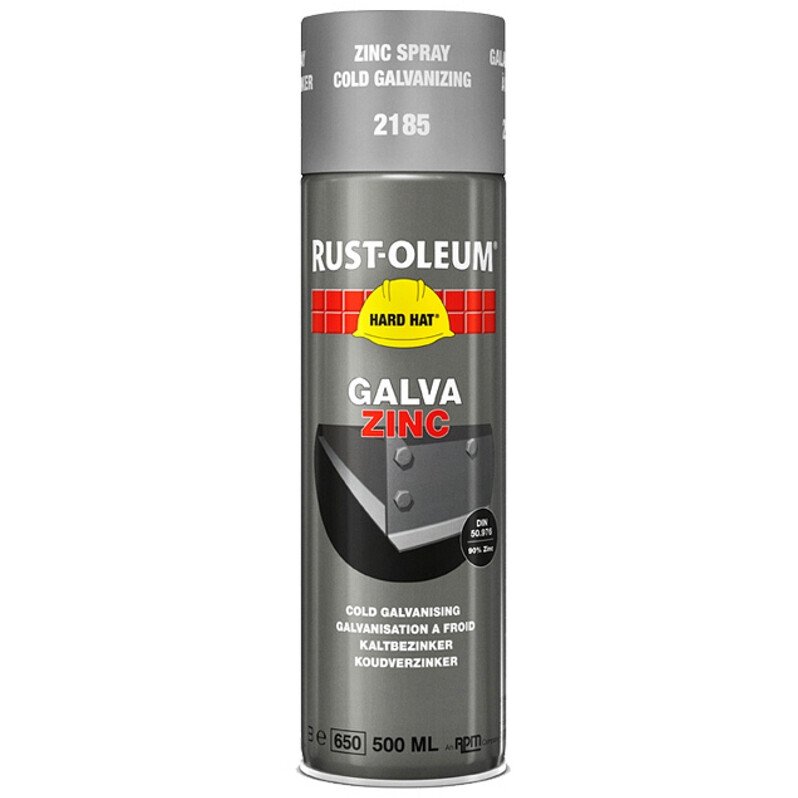 Rustoleum 2185 Galva Zinc Aerosol 500ml Spray Paint