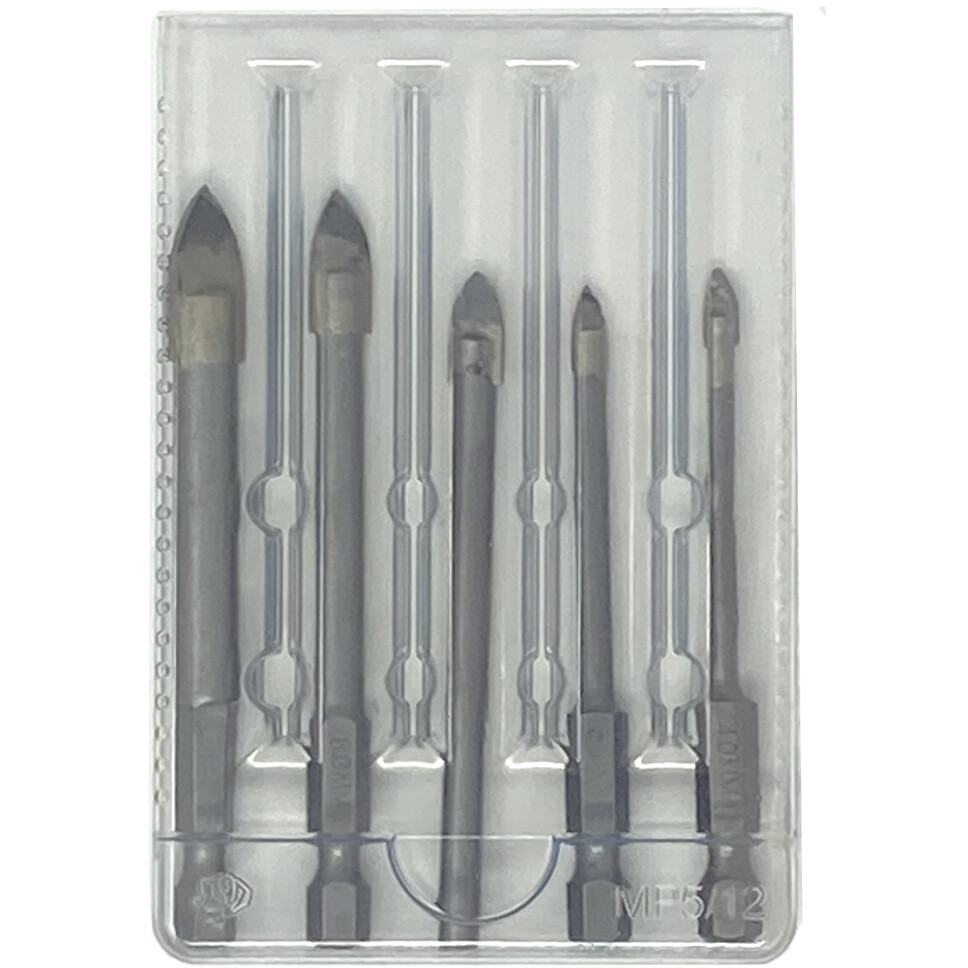 Heller 249423 Quickbit 'Ceramic Master' Glass and Tile Drill Bit Set 5