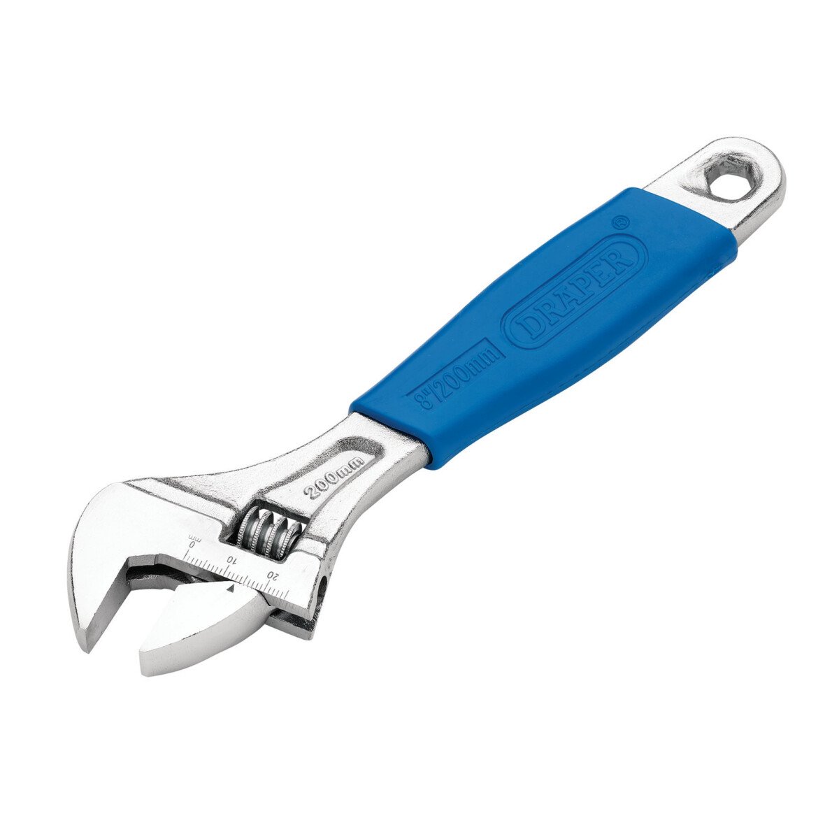 Draper 24792 380CD/SG Crescent Type Adjustable Wrench, 200mm, 24mm