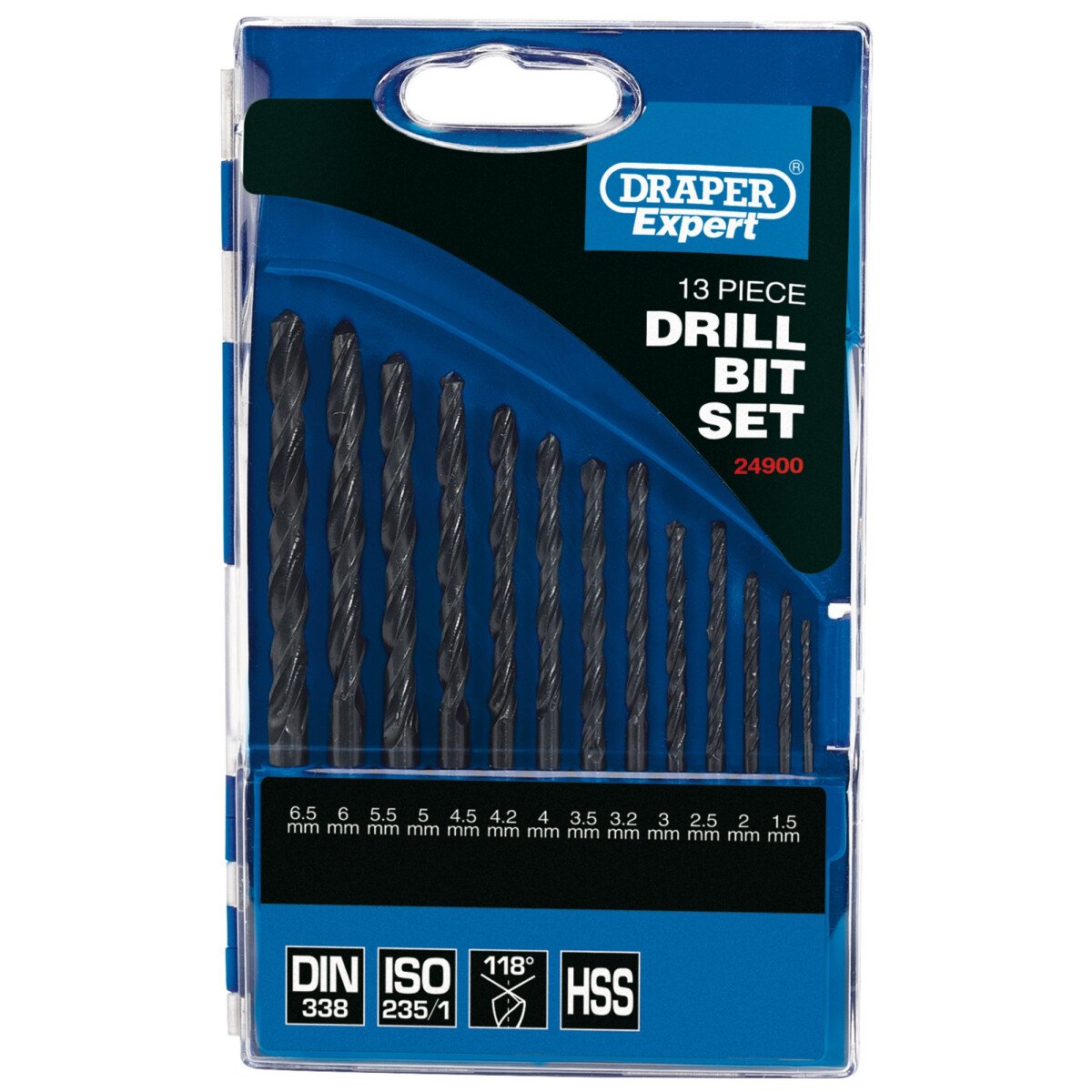 Draper 24900 DS13MA Expert 13 Piece Metric Drill Set