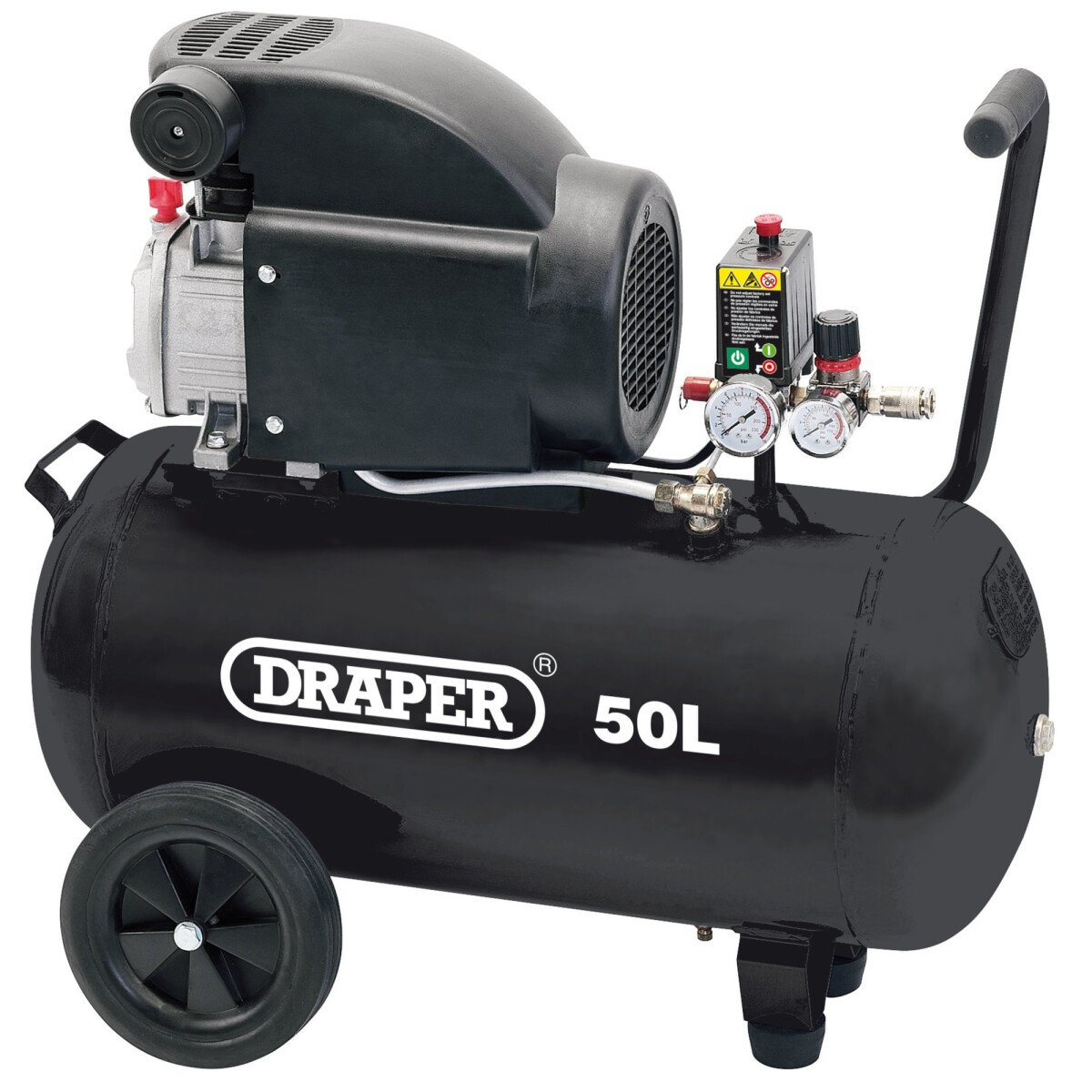 Draper 24981 DA50/207 50L 230V 1.5kW Air Compressor
