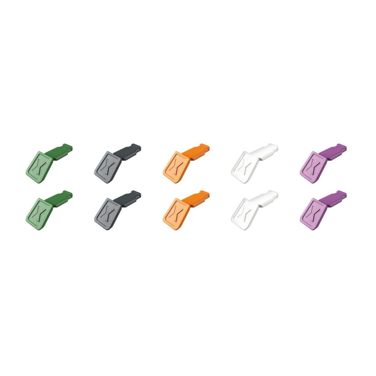 Knipex 00 61 10 C V02 00 61 10 C V02 Color Code Clips Color Mix 2 (10 Pieces)  122 Mm 25073