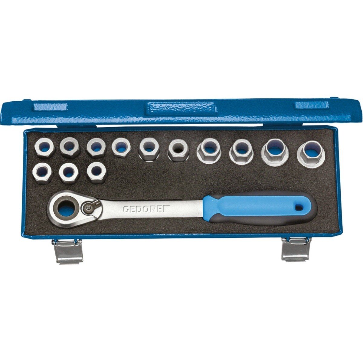 Gedore 2521563 Hollow Socket Set Metric 14 Piece 1/2" Drive 19 SKU20