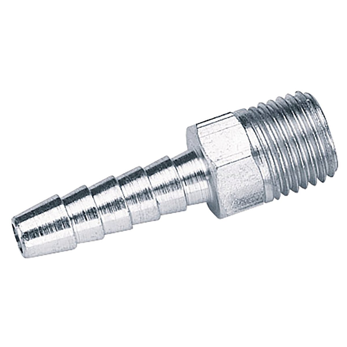 Draper 25840 A5656 PACKED 1/4" BSP Taper 1/4" Bore PCL Male Screw Tailpiece (Pack of 5)