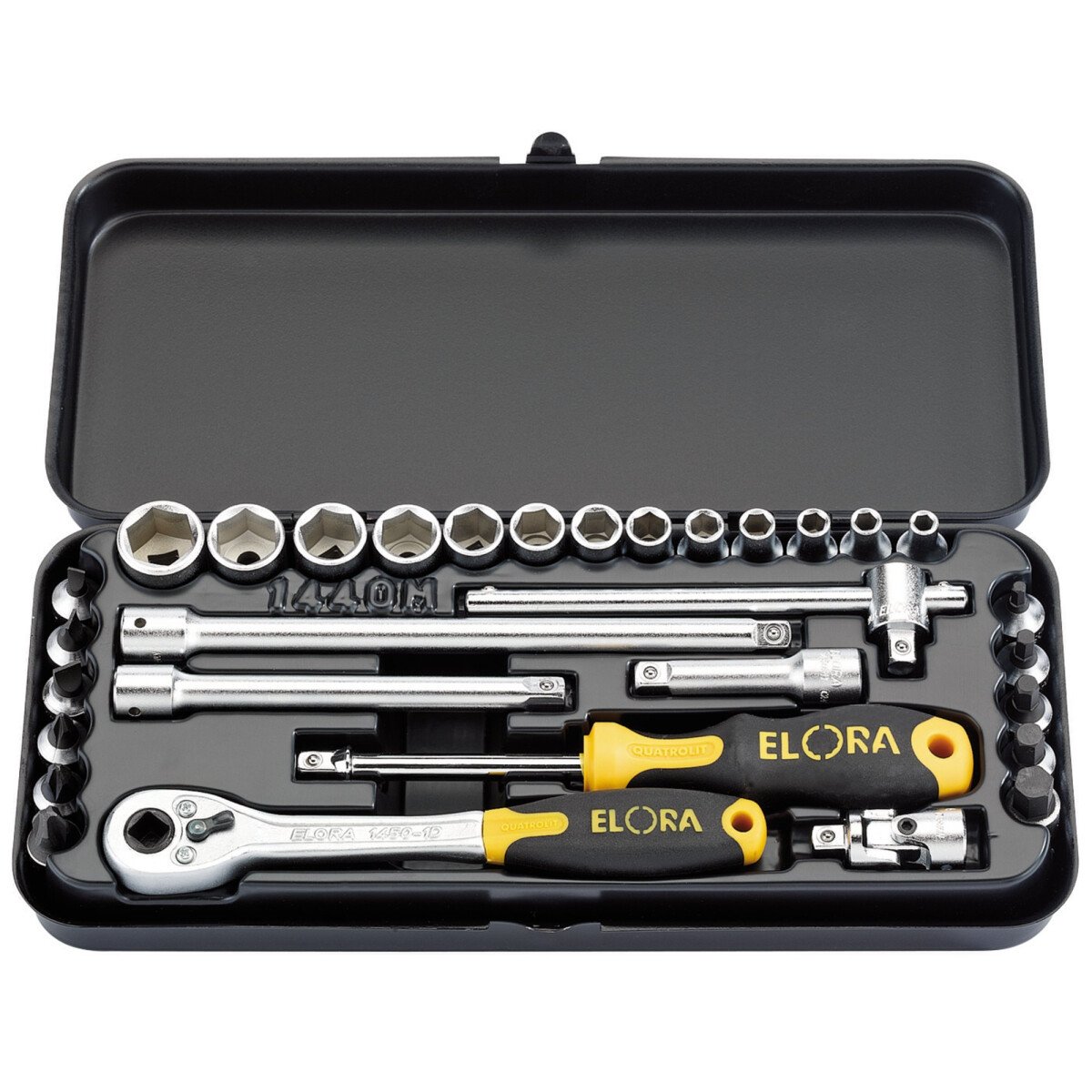 Elora 1440MU 31 Piece 1/4" Square Drive Metric Socket Set 25931