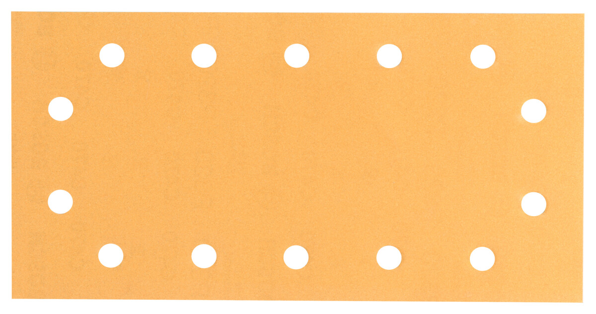 Bosch 2608605268 [CL] Red Wood Top (Velcro), 14 holes. 115x230 G120 Pack of 10