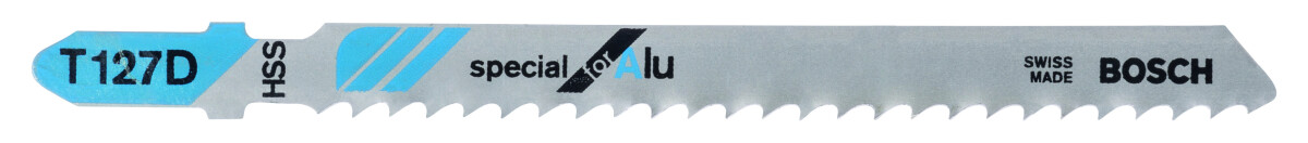 Bosch PRO 2608631017 (T127D) Jigsaw blades Pack of 5 special for aluminium T127D