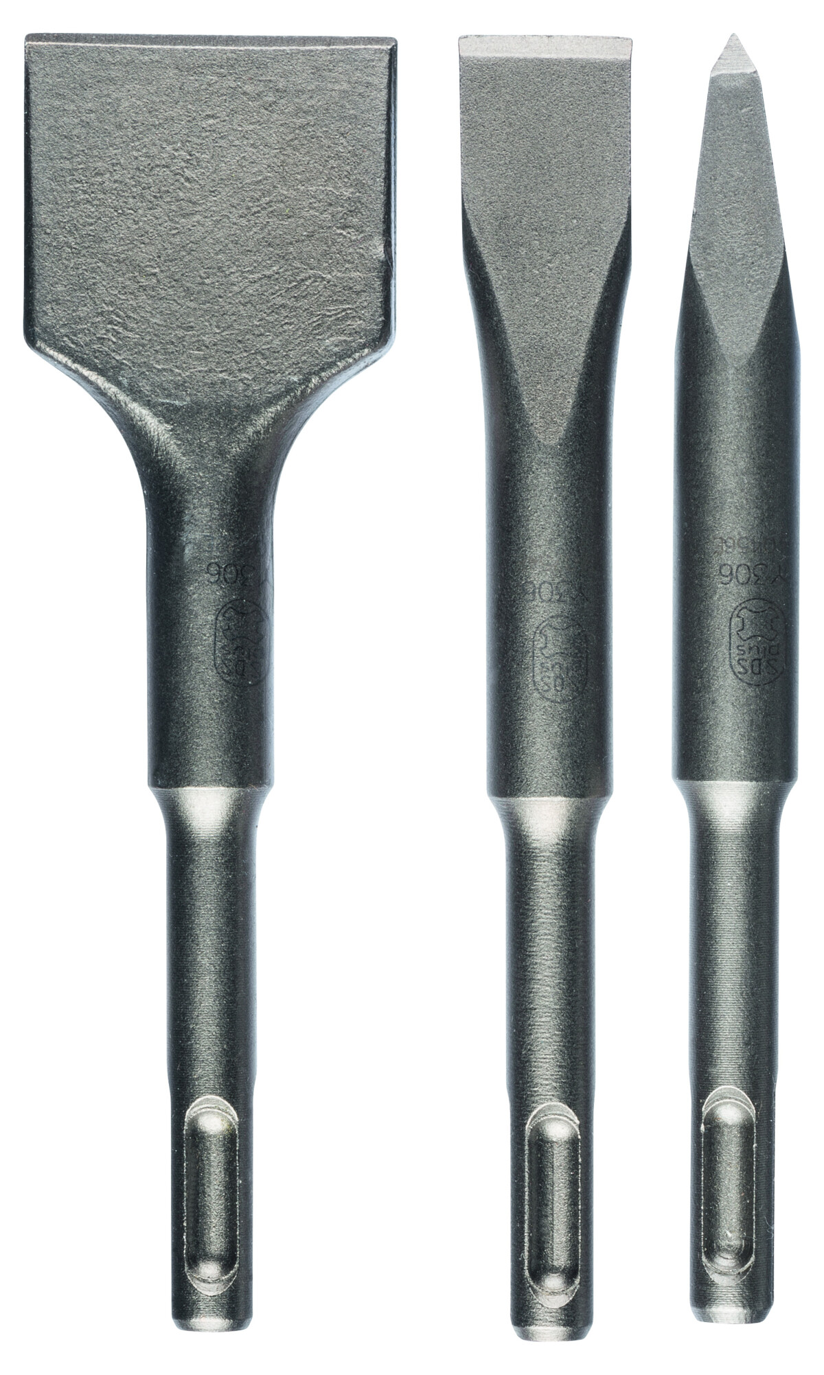 Bosch PRO 2608690180 3-Piece Sds Plus Stubby Chisel Set 140; 140X20;140X40mm (1 Pack Of 3)